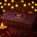 GreenFinity Premium Dry Fruits Gift Box 600g | 200g Each of Almonds, Cashews & Cranberries