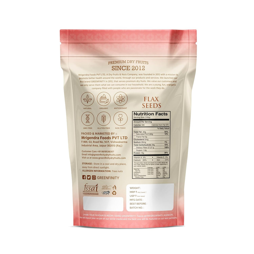 GreenFinity Flax Seeds (1kg)