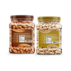 GreenFinity Premium Almonds & Cashews Combo - 1kg (500g Each)