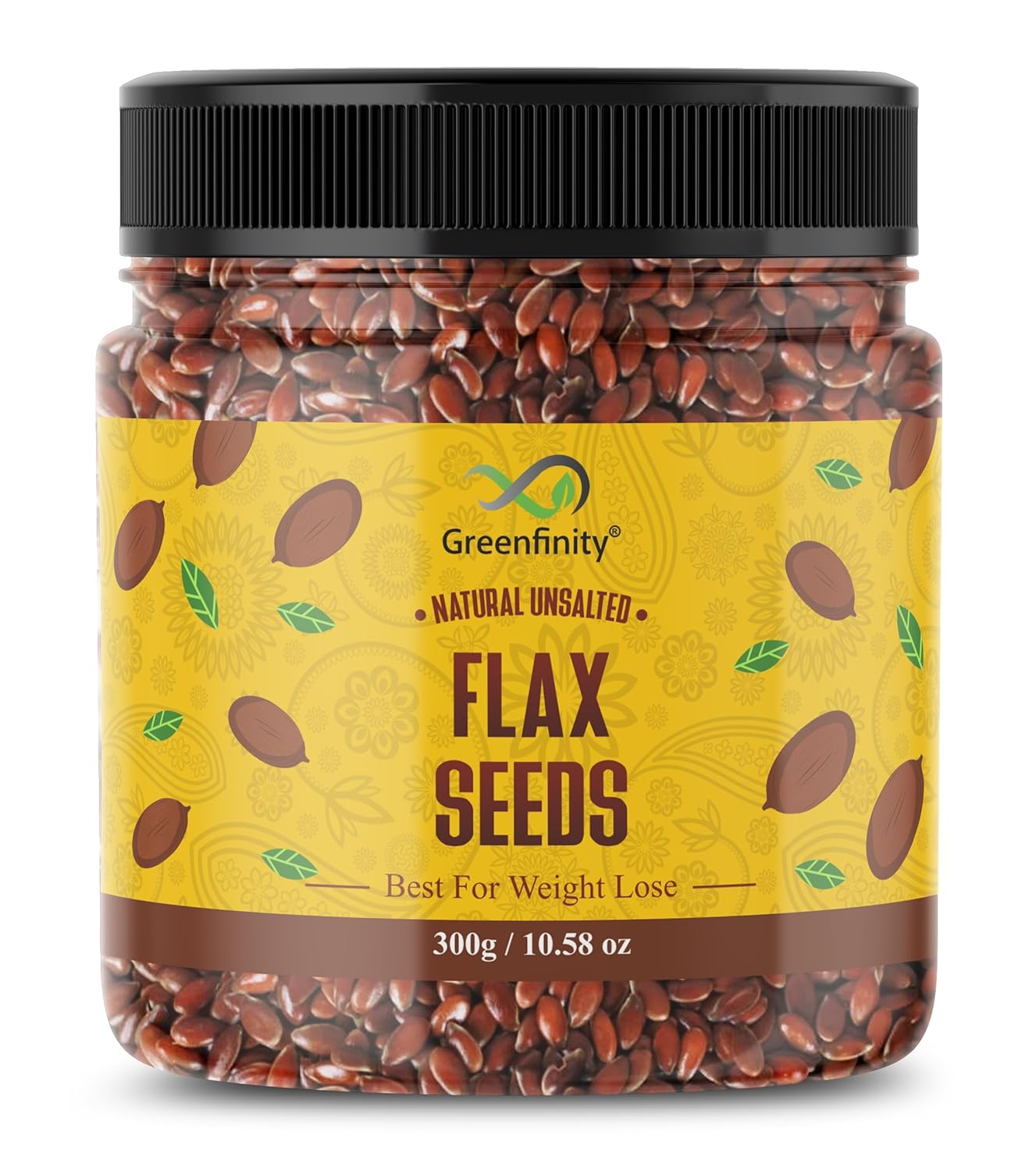 GreenFinity Natural Raw Seeds Combo Pack of Pumpkin, Sunflower, Flax, Watermelon 250g , (1kg)