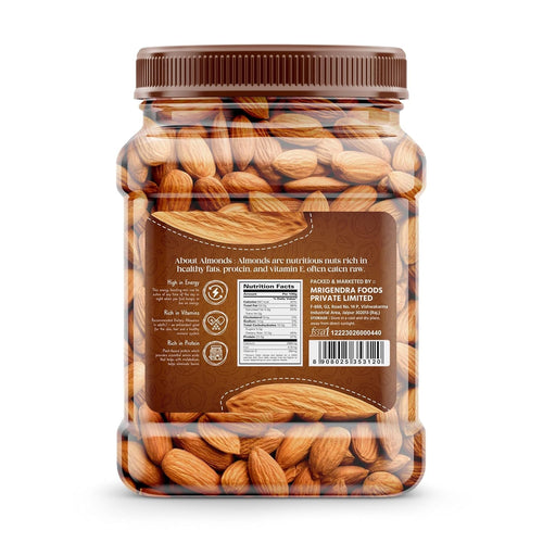 GreenFinity Fresh Almonds 500g (Pack of 2)