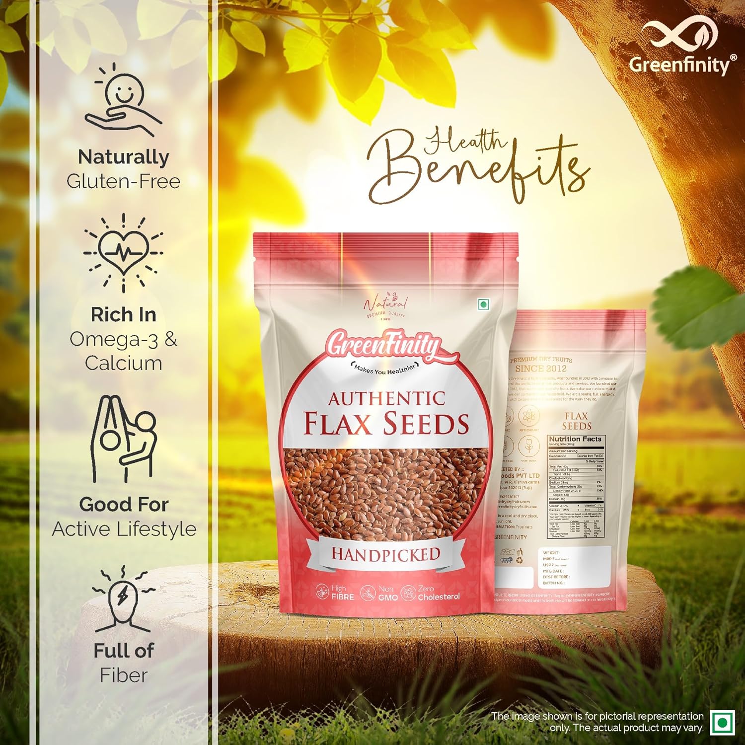 GreenFinity Flax Seeds (1kg)