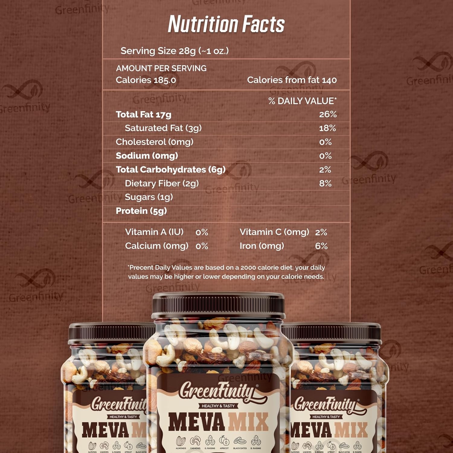 GreenFinity Meva Mix - 500g (Pack of 2)