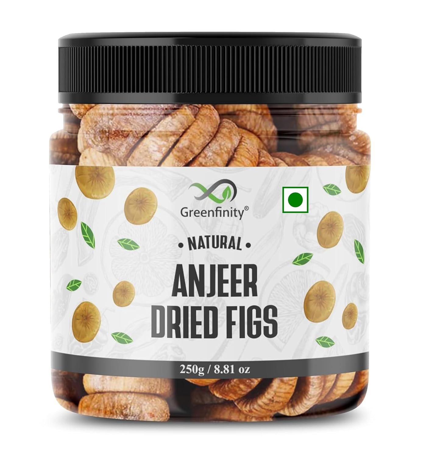 GreenFinity Premium Afghani Anjeer - 250 Jar Pack