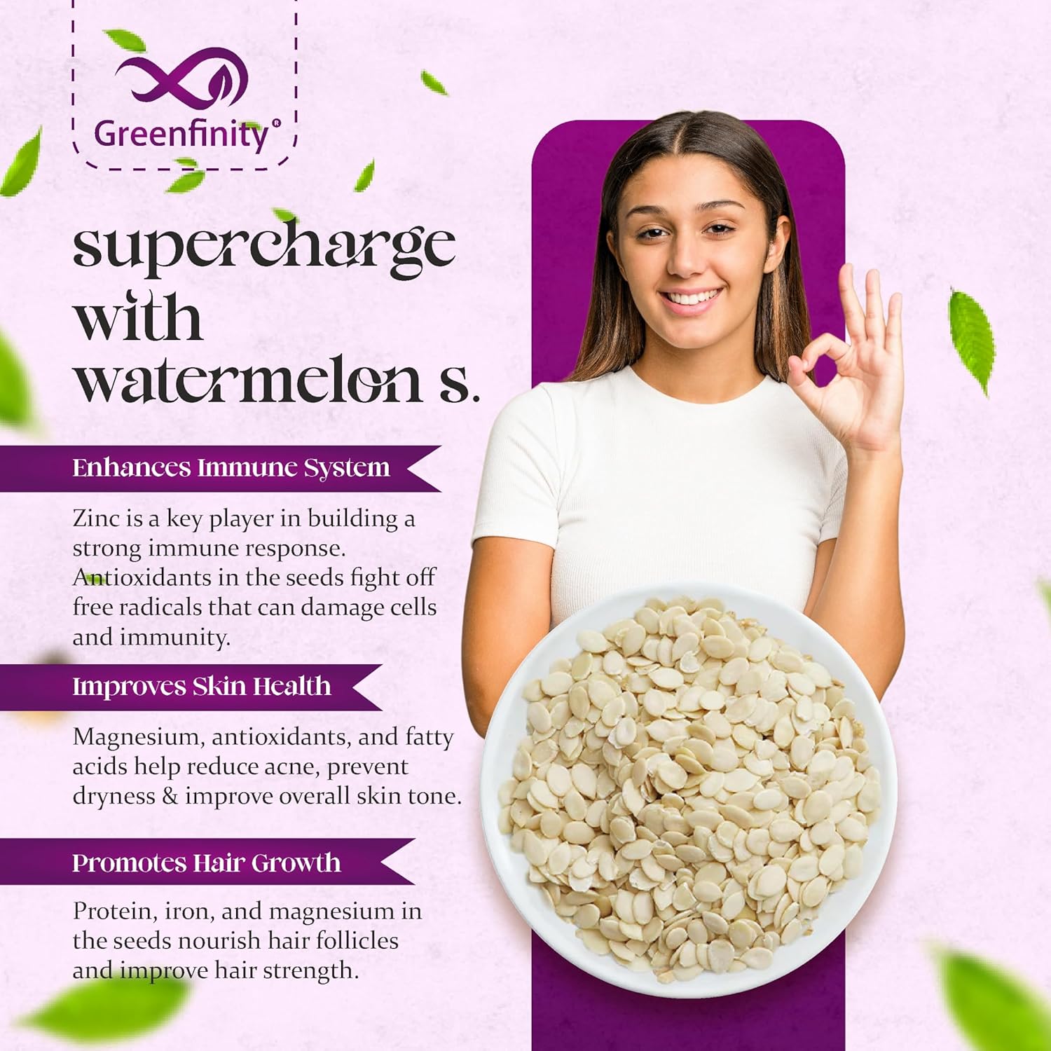GreenFinity Watermelon Seeds - 250g