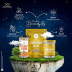 GreenFinity Healthy & Tasty Pumpkin, Sunflower - 250g, Flax , Chia - 300g