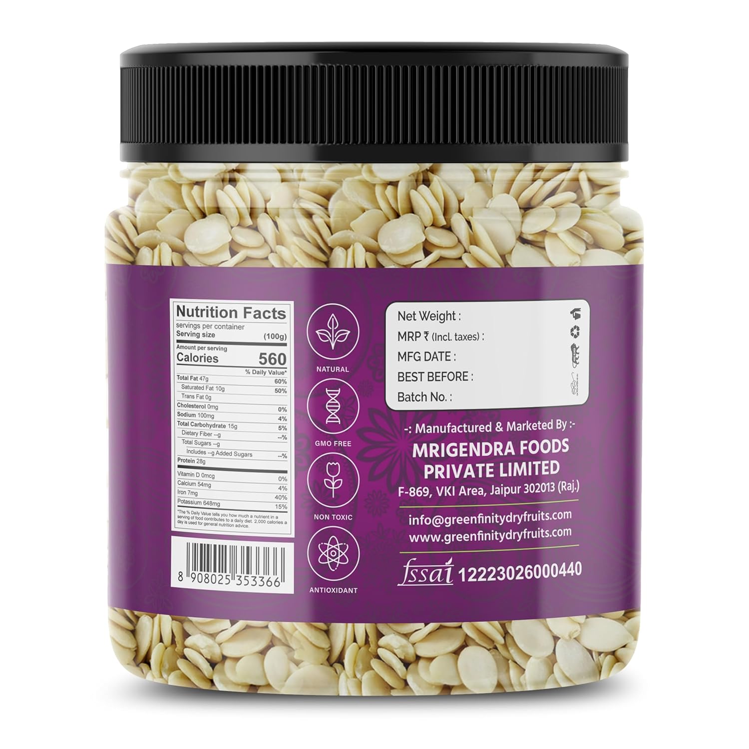 GreenFinity Watermelon Seeds - 250g