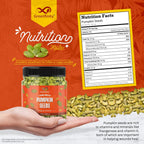 GreenFinity Premium Raw Pumpkin Seeds (Pepita) 250g