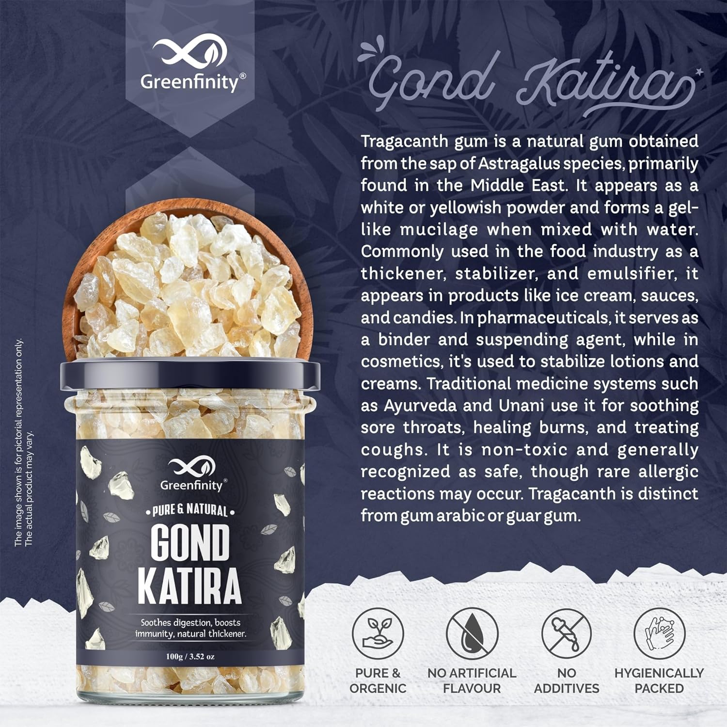 GreenFinity Gond Katira (Tragacanth) - 200g
