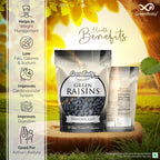 GreenFinity Premium Afghani Seedless Black Raisins - 500g
