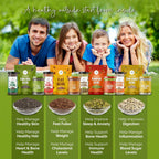GreenFinity Healthy Seeds Combo Pack- Pumpkin-Sunflower-150g, Chia Seeds-175g