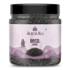 Auravita Premium Raw Sabja Basil Seeds