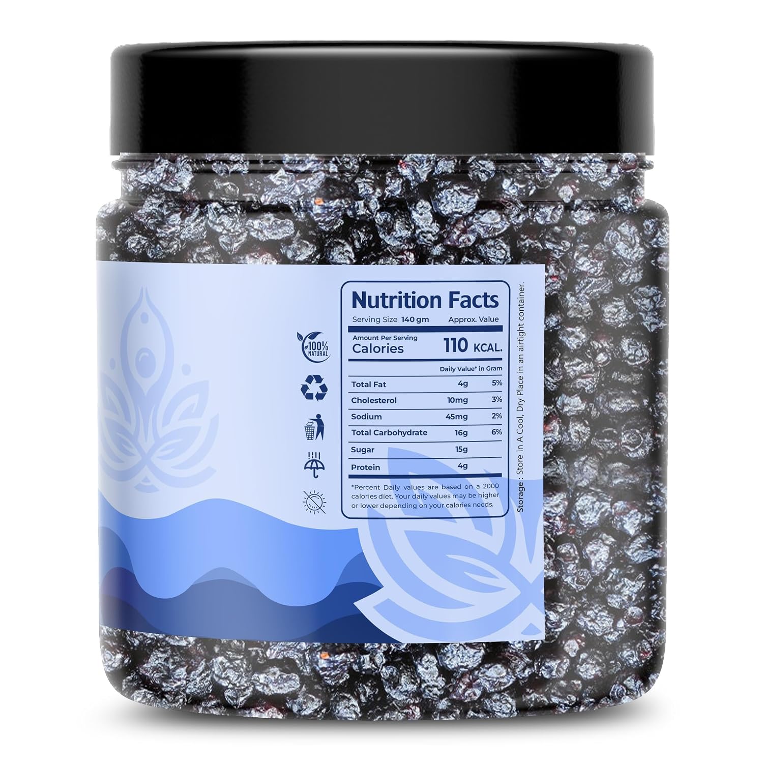 Auravita Premium Dried Blueberry Plum
