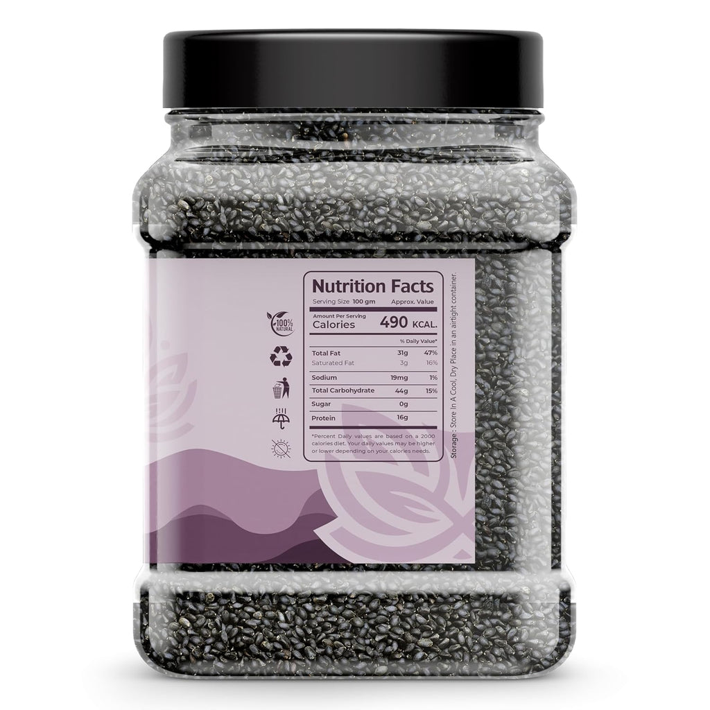 Auravita Premium Raw Sabja Basil Seeds