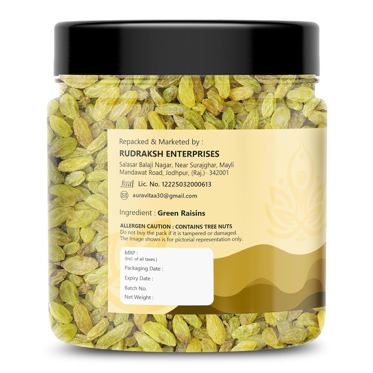 Auravita Healthy Green Raisins