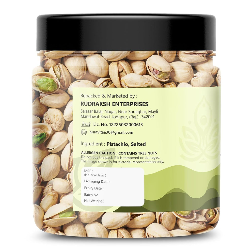 Auravita Premium Roasted & Salted Pistachios