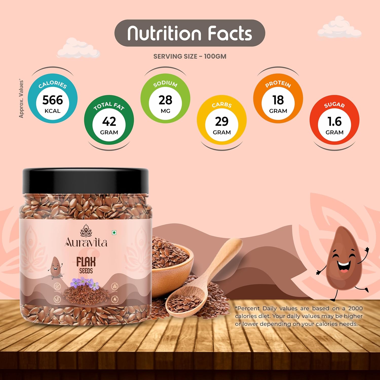 Auravita Premium Flax Seeds