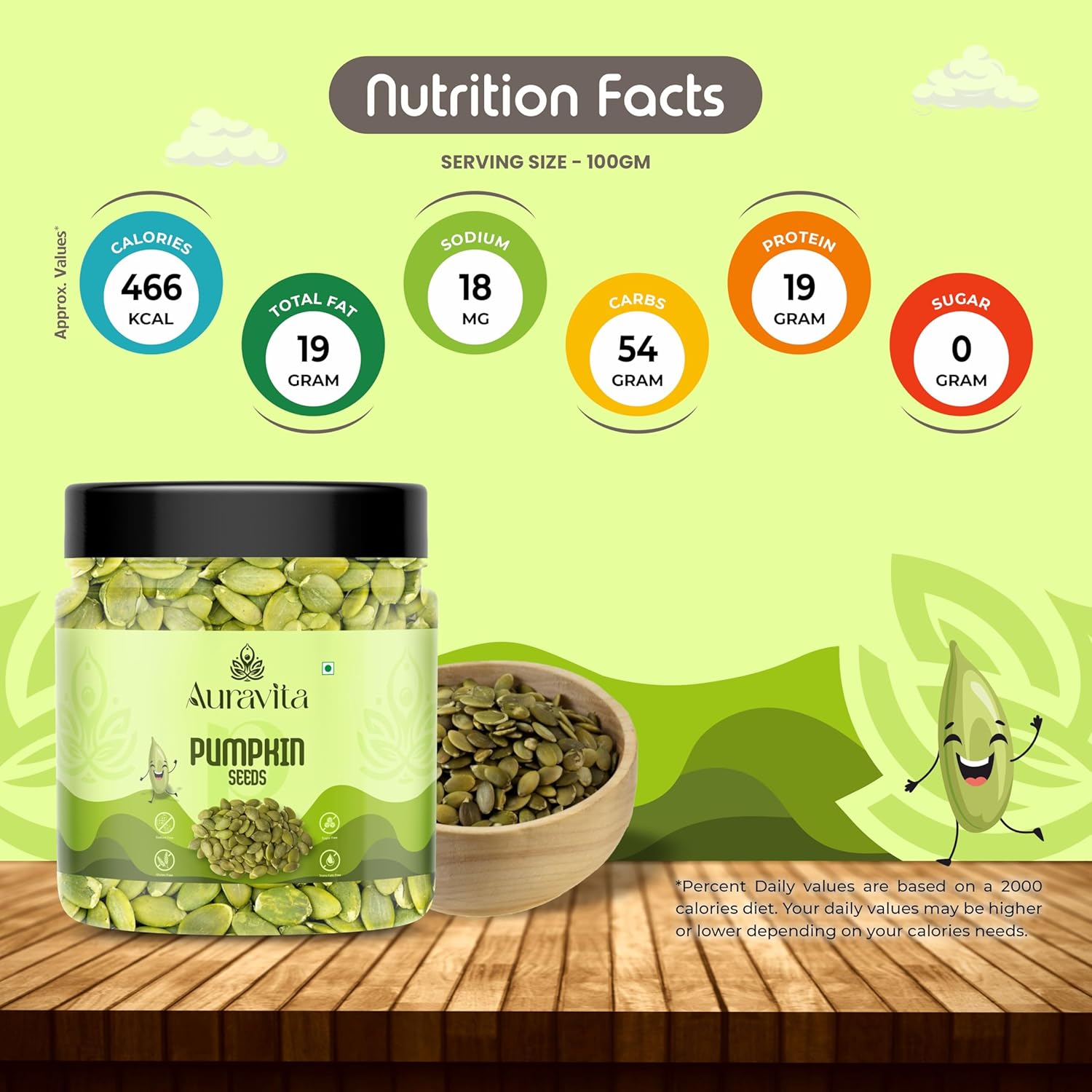 Auravita Premium Pumpkin Seeds