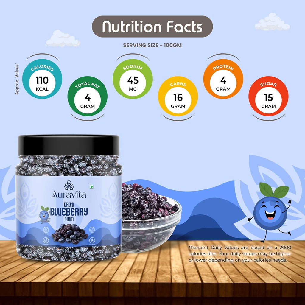 Auravita Premium Dried Blueberry Plum
