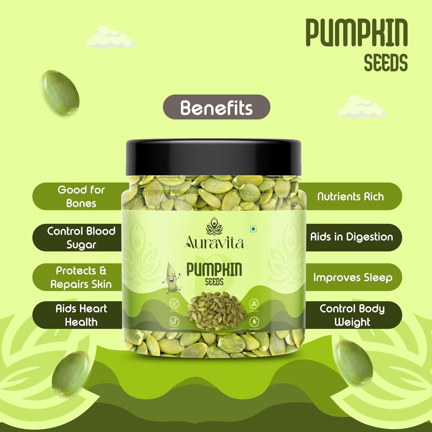 Auravita Premium Pumpkin Seeds