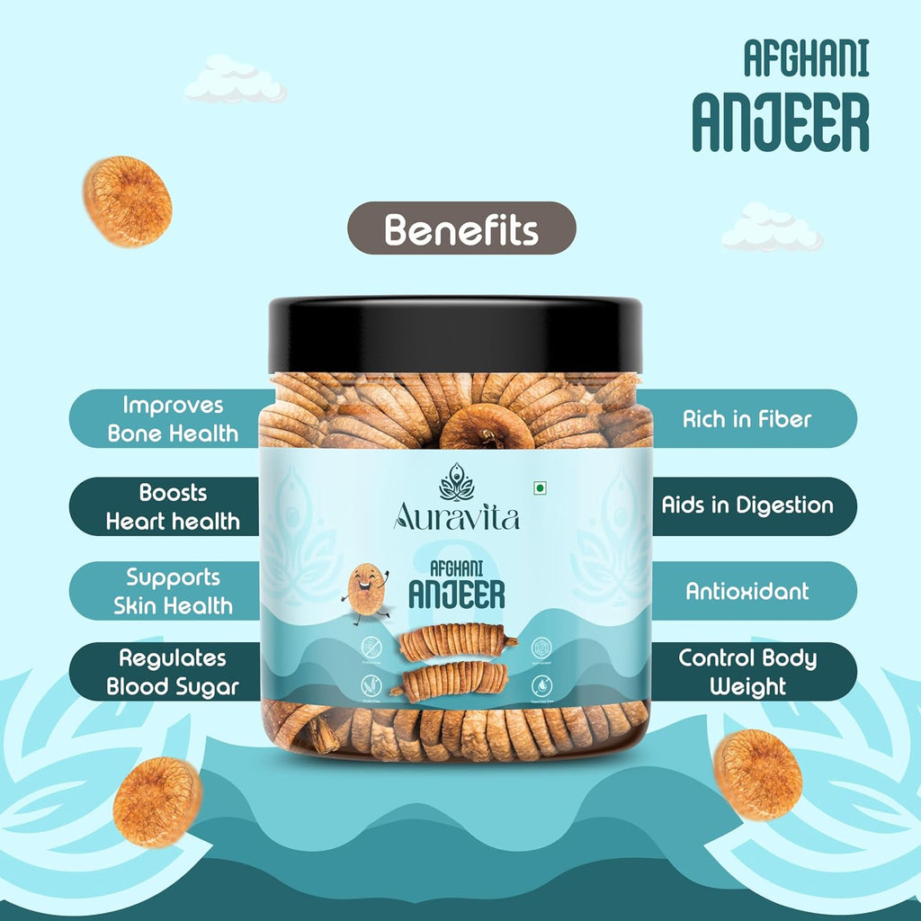 Auravita Naturally Dried Premium Anjeer