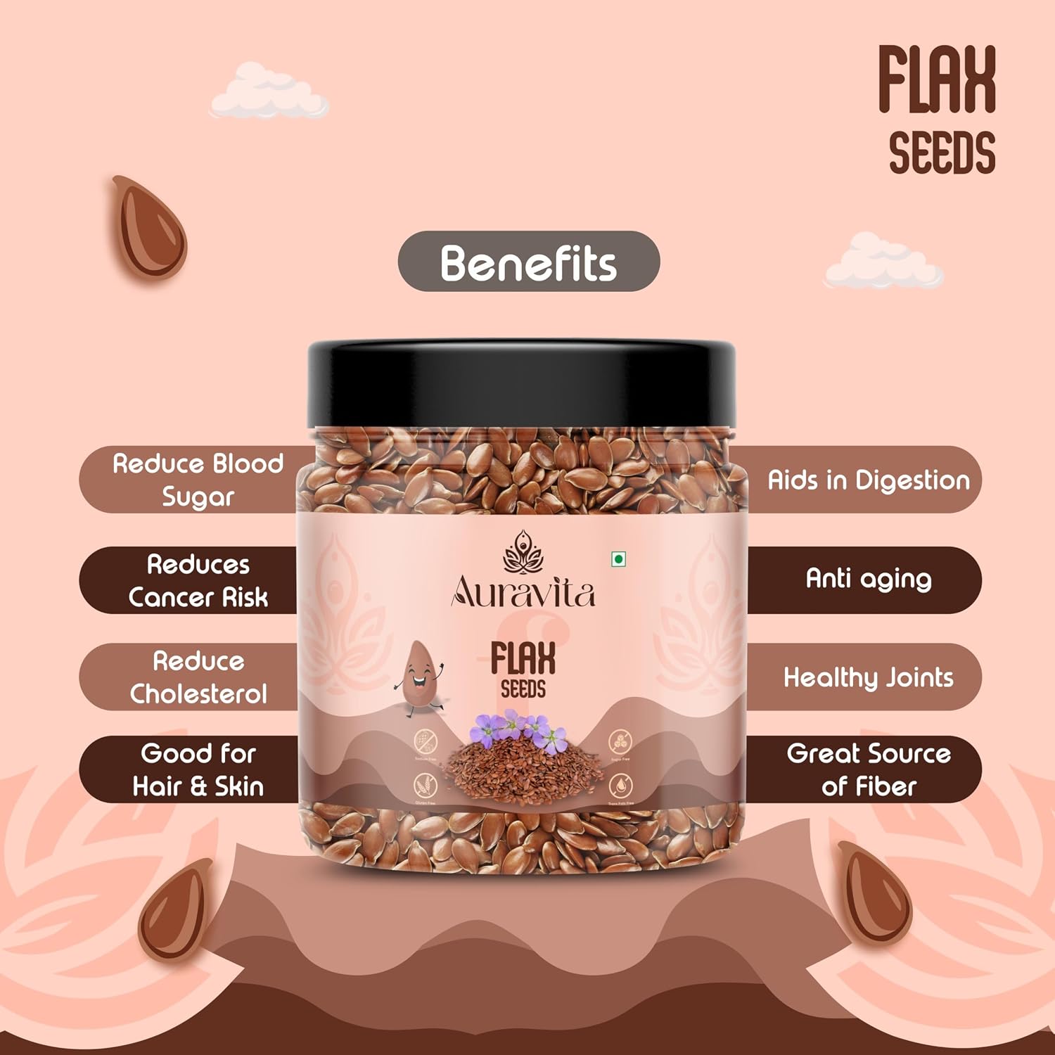 Auravita Premium Flax Seeds