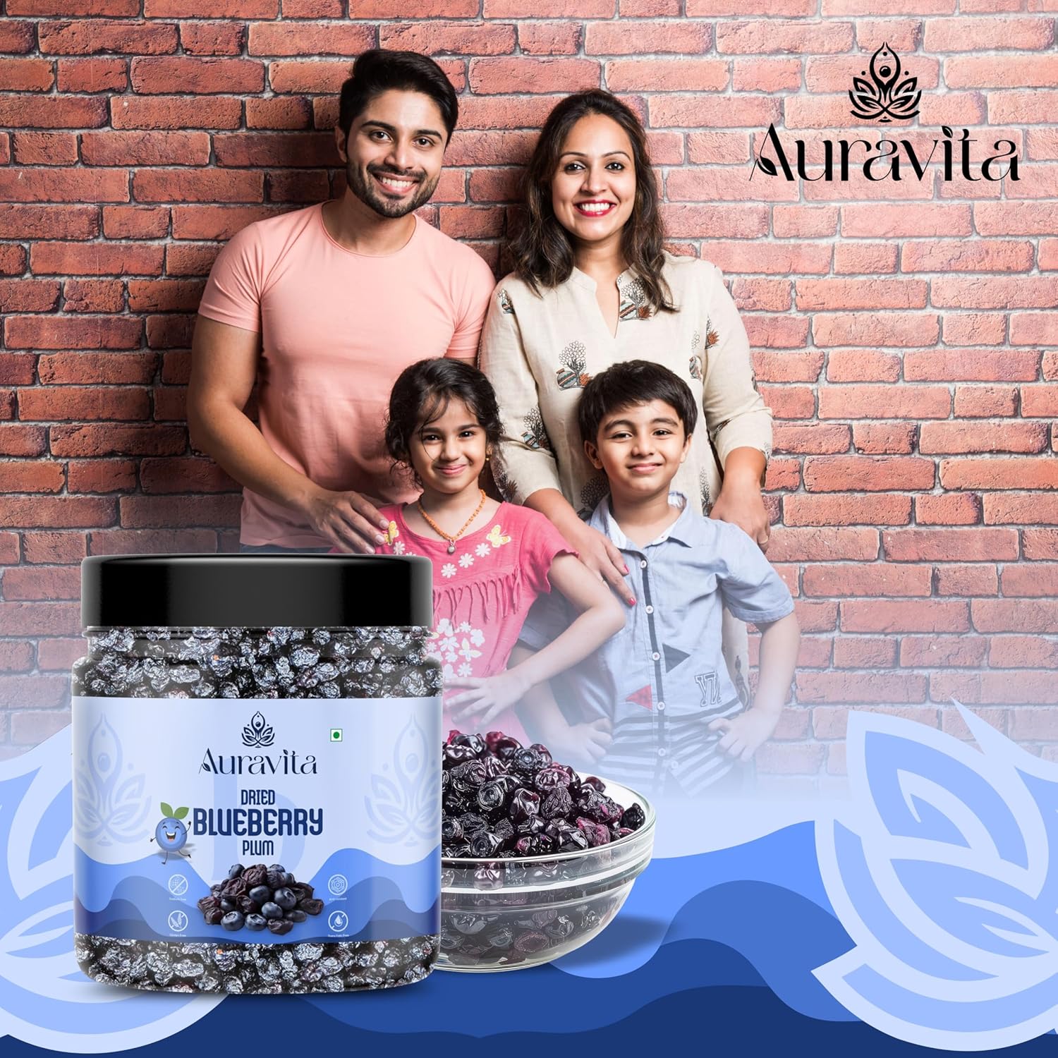 Auravita Premium Dried Blueberry Plum