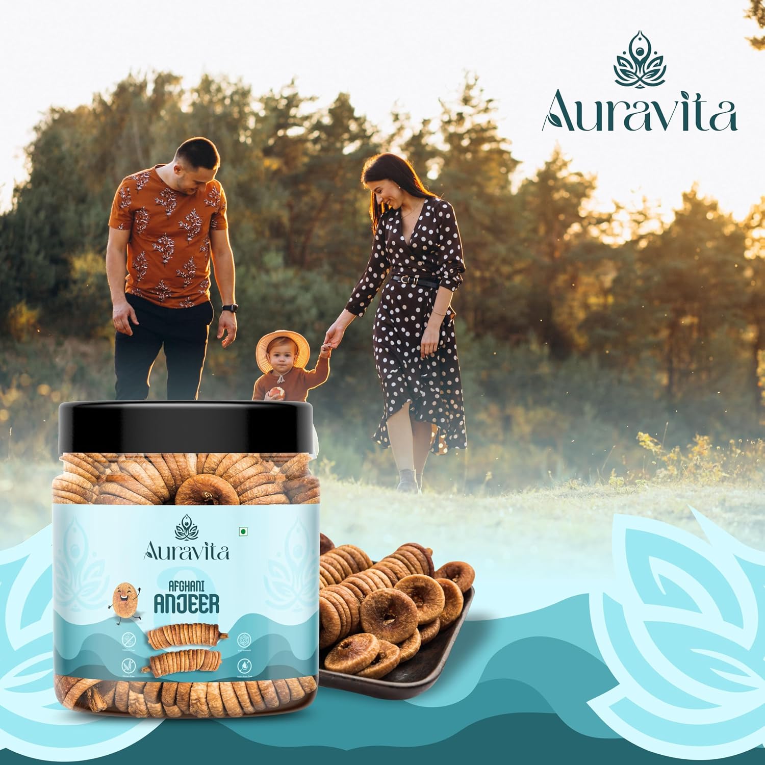 Auravita Naturally Dried Premium Anjeer