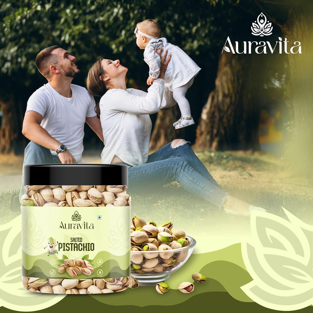 Auravita Premium Roasted & Salted Pistachios