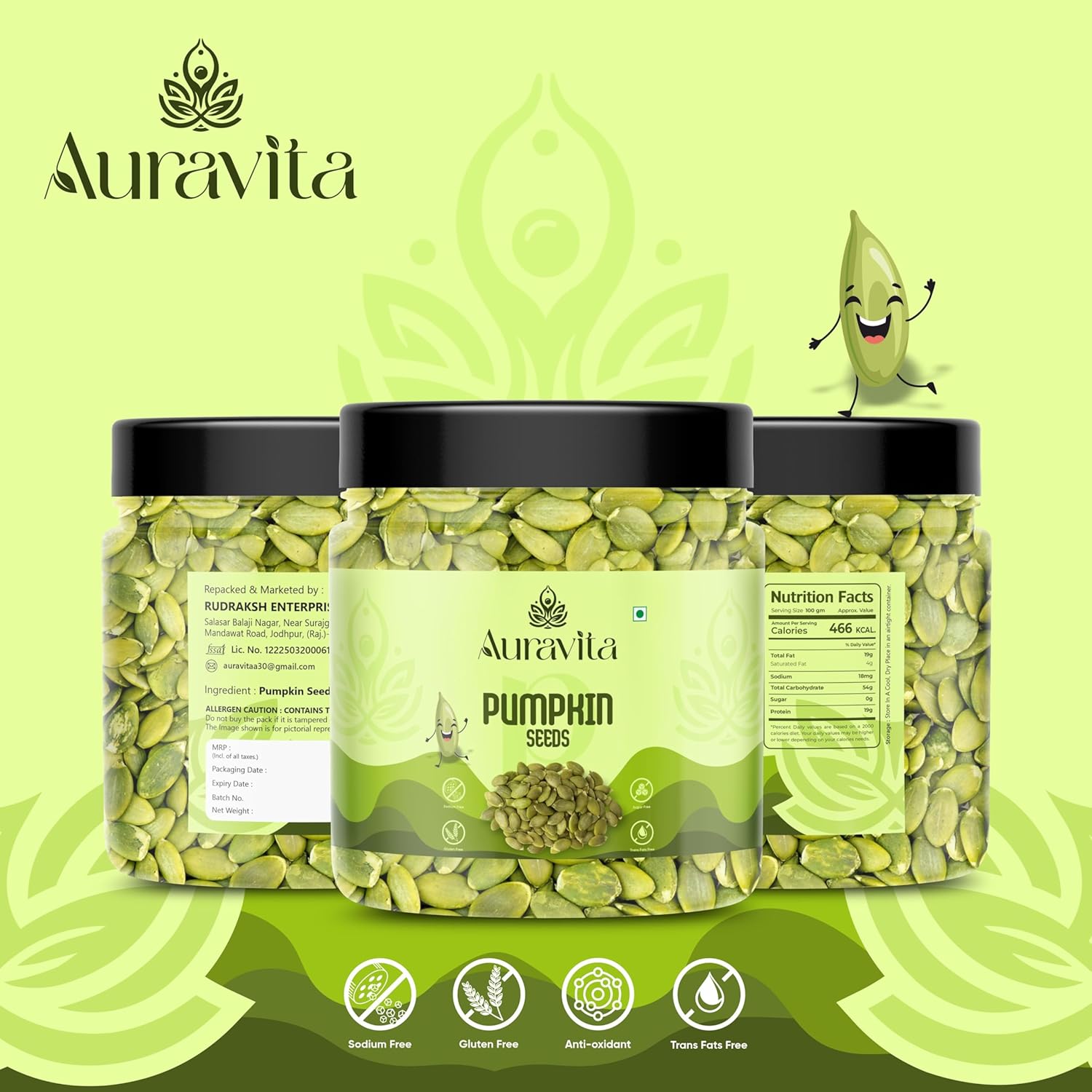 Auravita Premium Pumpkin Seeds