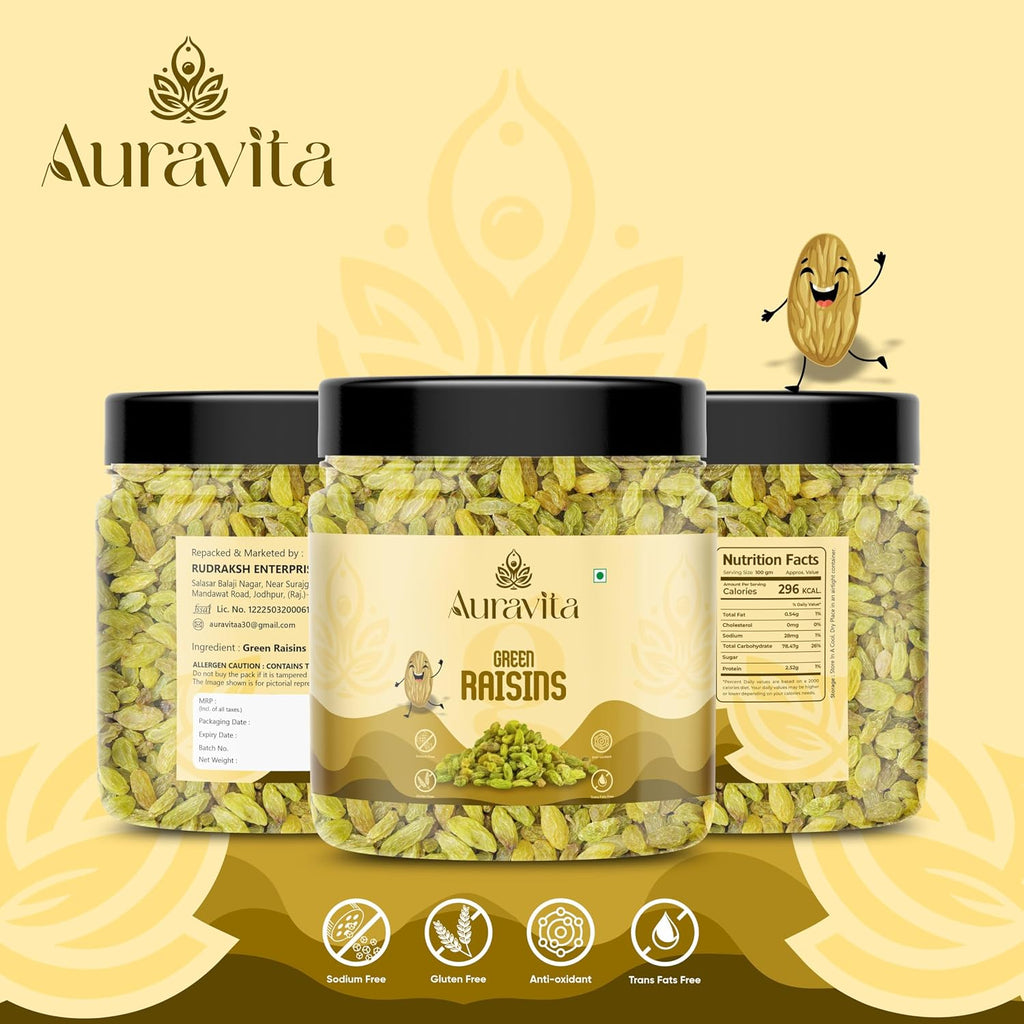 Auravita Healthy Green Raisins